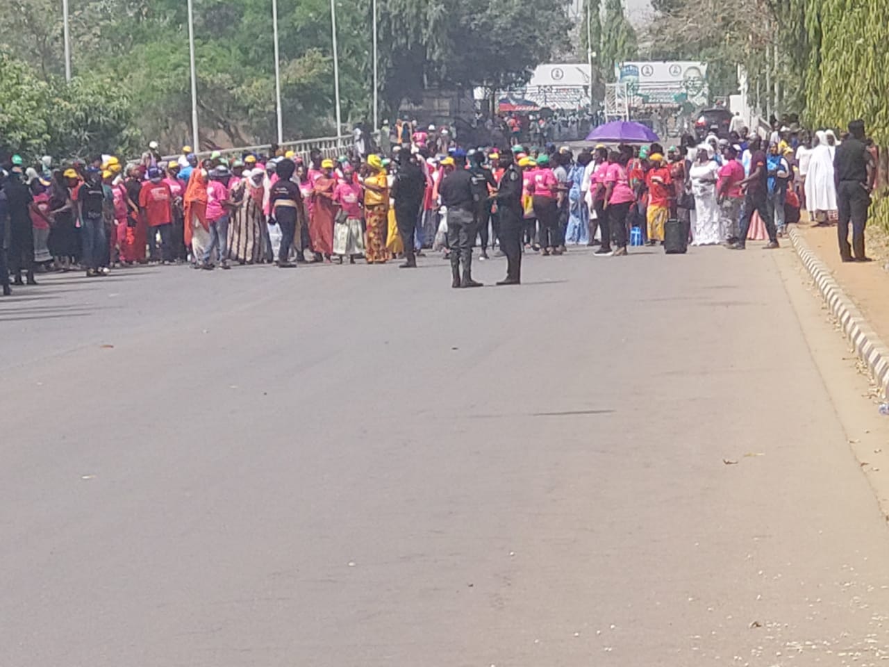 Protesting women defy security, protest at NASS Complex