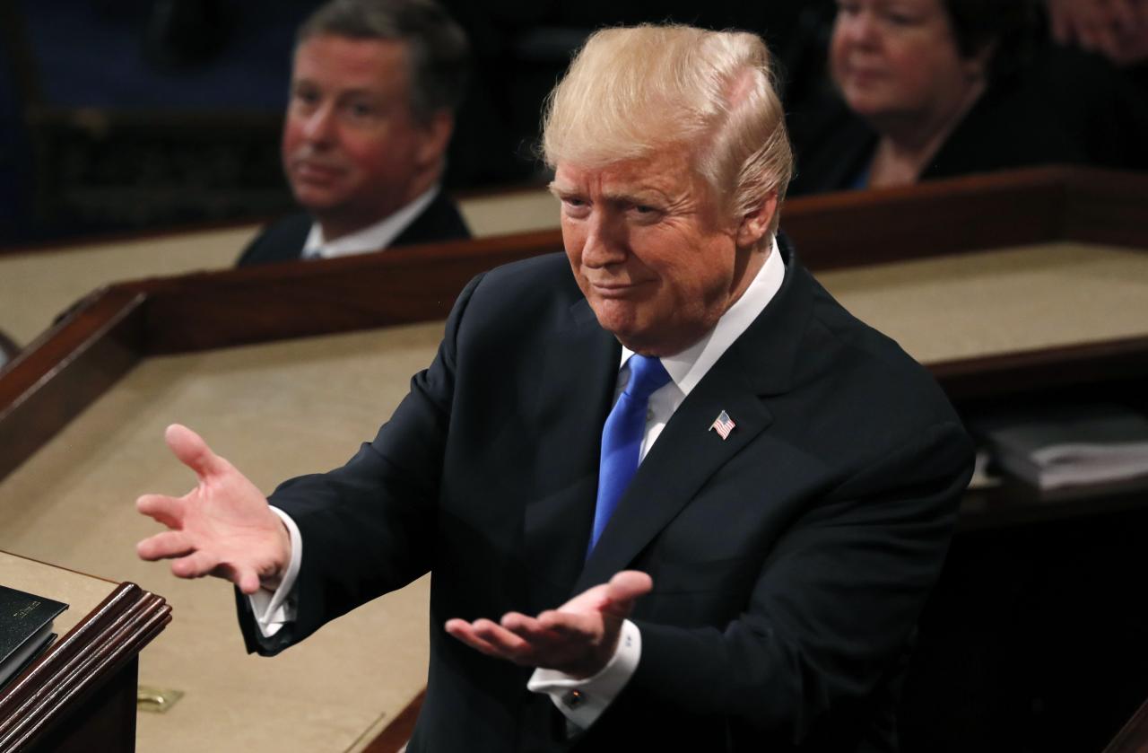 U.S. President Trump delivers his State of the Union address in Washington