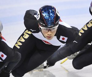 Japan speed skater Saito