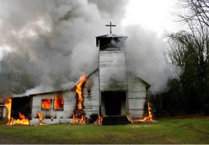 Burning-church – TVC