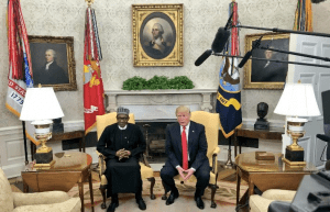 Buhari Trump DC