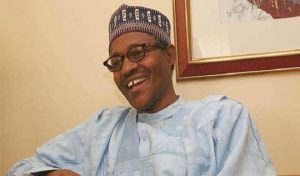Buhari smiling -Senate