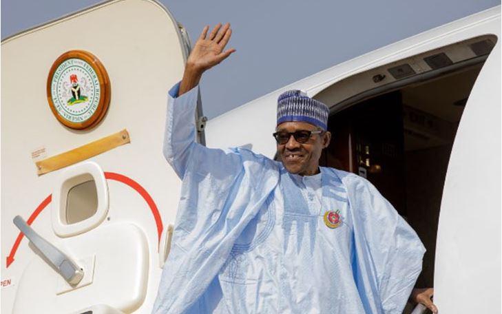 buhari travelling