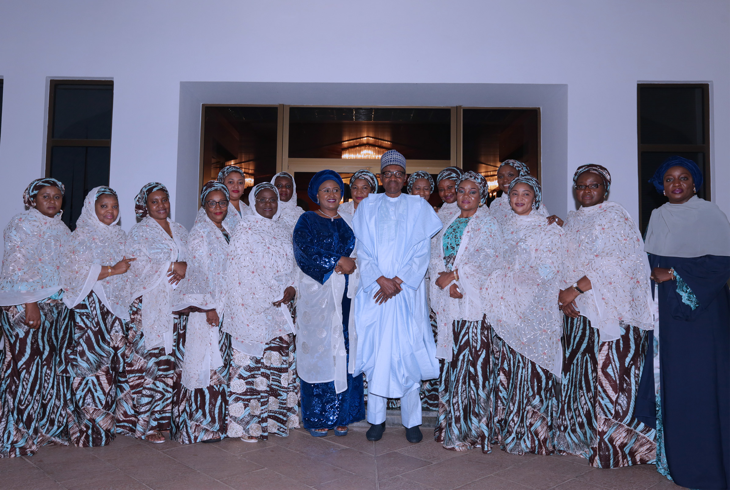 PRESIDENT BUHARI RECEIVES 36 STATES GOV’S WIVES