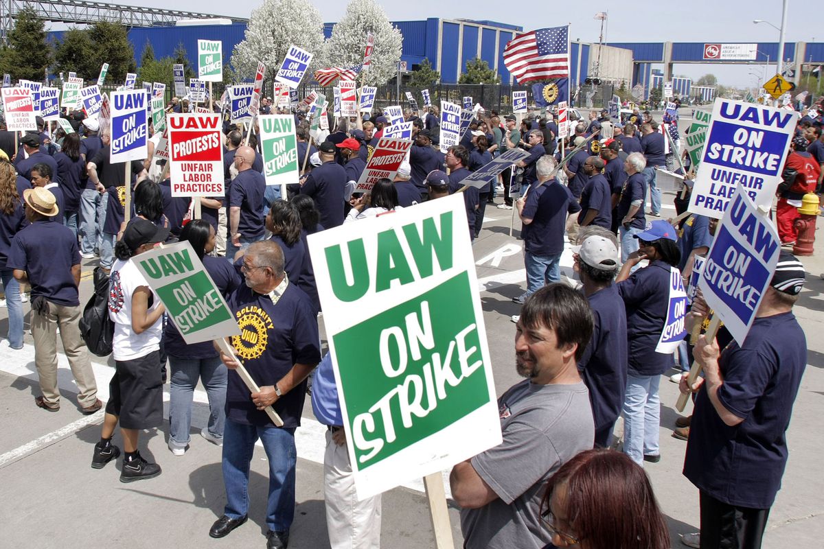 General Motors Auto Workers strike in U.S