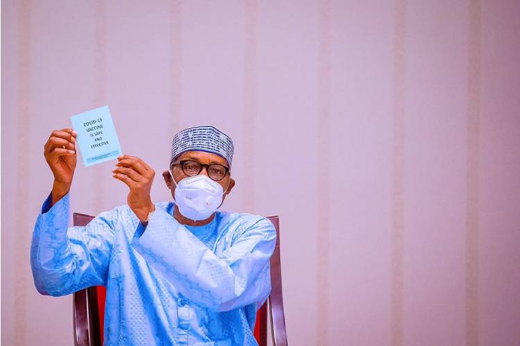 President Buhari Vaccination