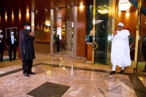 Buhari receives briefing from ex-President Jonathan over Mali crisis