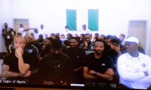 President Buhari encourages Super Eagles ahead of 2nd round match against Tunisia today