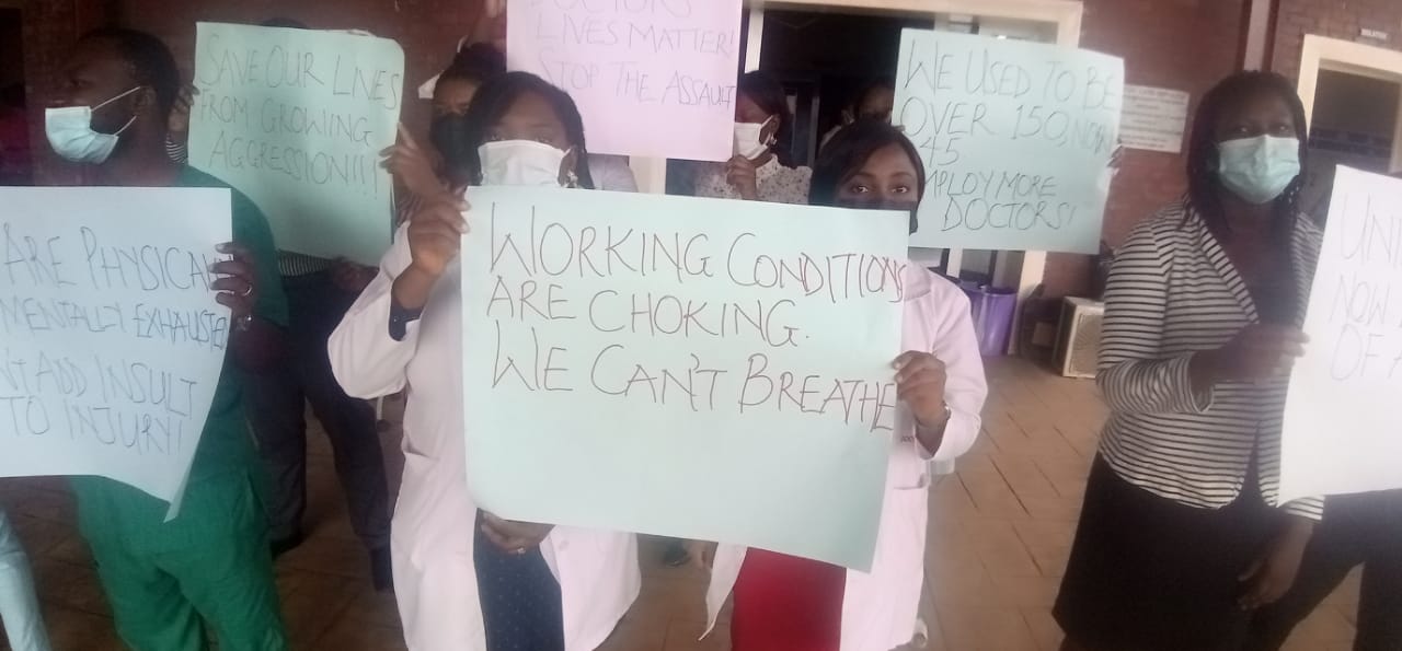 Management on Protesting Workers