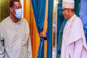 Buhari Celebrates Adeboye