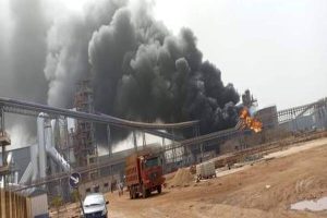 BUA CEMENT ON FACTORY FIRE