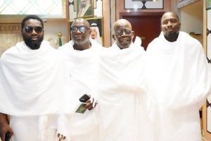 Photos: Tinubu in Saudi Arabia for lesser hajj