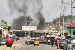 PROTEST ROCKS ABEOKUTA OVER NEW NAIRA NOTES SCARCITY