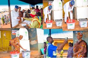Ogun 2023_ Akinlade, wife cast ballots