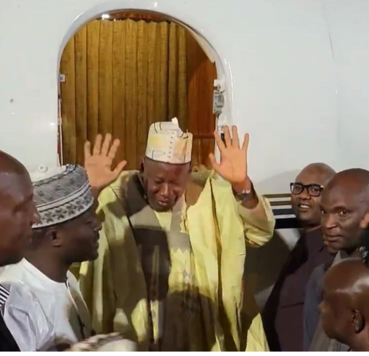Ganduje-arrives