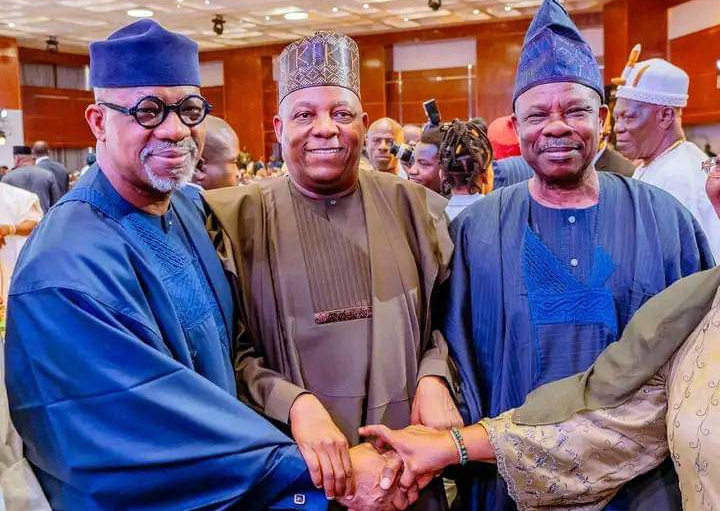 Vice President, Senator Kashim Shettima has reportedly united governor Dapo Abiodun and his predecessor, Senator Ibikunle Amosun