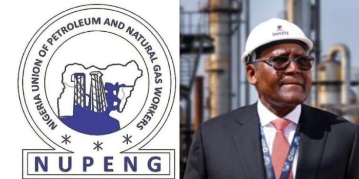 NUPENG threatens shutdown over Dangote’s ‘anti-union policy’