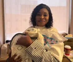 Tope Alabi welcomes grandchild
