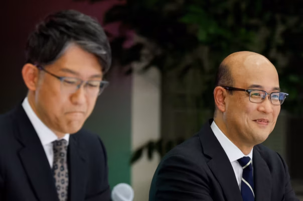 Toyota’s new CEO Kenta Kon and Koji Sato